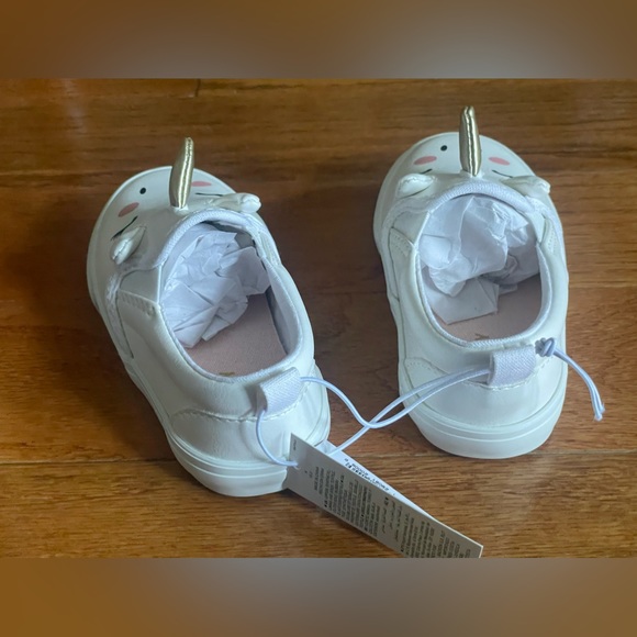🆕 RESERVED BB Old Navy Toddler Girls Unisex Unicorn Slip-On Sneakers 5 Baby - Picture 9 of 12